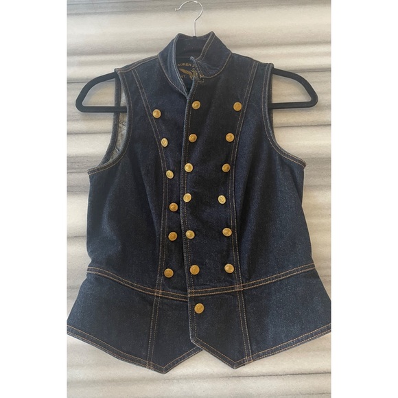 Ralph Lauren Jackets & Coats Ralph Lauren Womens Denim Vest Vintage